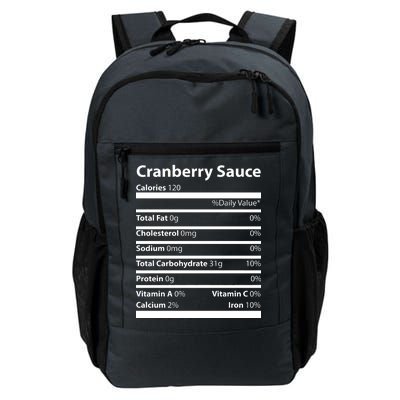 Cranberry Sauce Nutritional Facts Funny Thanksgiving Daily Commute Backpack