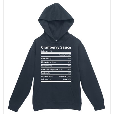 Cranberry Sauce Nutritional Facts Funny Thanksgiving Urban Pullover Hoodie