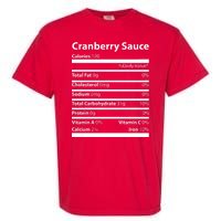 Cranberry Sauce Nutritional Facts Funny Thanksgiving Garment-Dyed Heavyweight T-Shirt