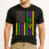 Crawfish Fleur-De-Lis Flag Mardi Gras Cooling Performance Crew T-Shirt