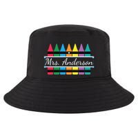 Crayon Customized Teacher Custom Personalize Name Cool Comfort Performance Bucket Hat