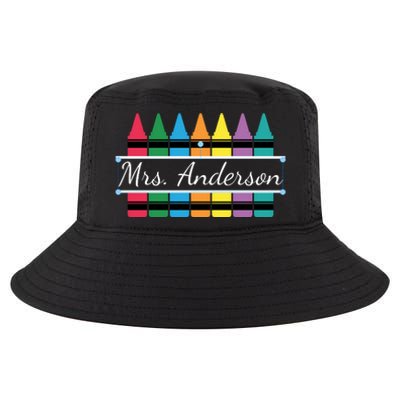 Crayon Customized Teacher Custom Personalize Name Cool Comfort Performance Bucket Hat