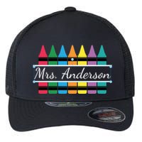 Crayon Customized Teacher Custom Personalize Name Flexfit Unipanel Trucker Cap