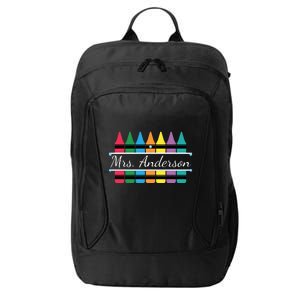 Crayon Customized Teacher Custom Personalize Name City Backpack