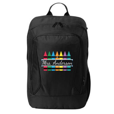 Crayon Customized Teacher Custom Personalize Name City Backpack