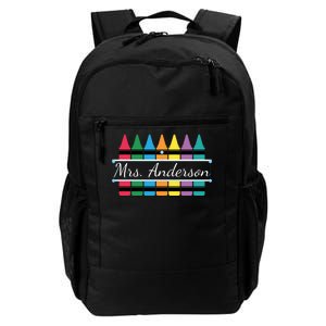 Crayon Customized Teacher Custom Personalize Name Daily Commute Backpack