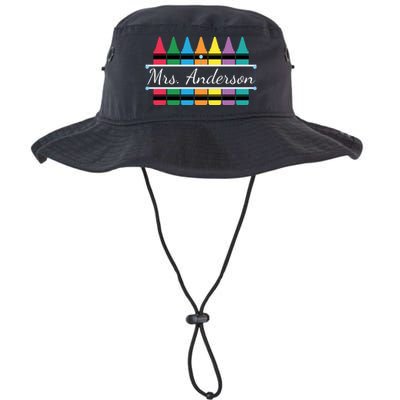 Crayon Customized Teacher Custom Personalize Name Legacy Cool Fit Booney Bucket Hat