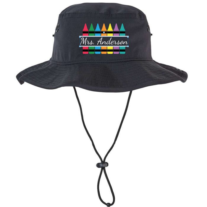 Crayon Customized Teacher Custom Personalize Name Bucket Hat
