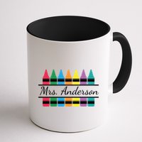 Crayon Customized Teacher Custom Personalize Name Mug