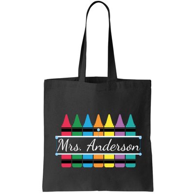 Crayon Customized Teacher Custom Personalize Name Bag