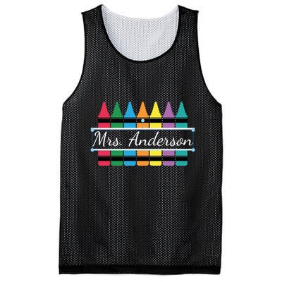 Crayon Customized Teacher Custom Personalize Name Mesh Reversible Basketball Jersey Tank