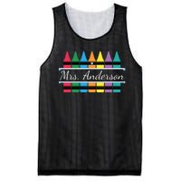 Crayon Customized Teacher Custom Personalize Name Mesh Reversible Basketball Jersey Tank