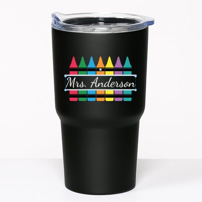 Crayon Customized Teacher Custom Personalize Name Tumbler