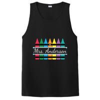 Crayon Customized Teacher Custom Personalize Name PosiCharge Competitor Tank