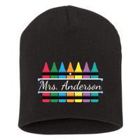 Crayon Customized Teacher Custom Personalize Name Short Acrylic Beanie