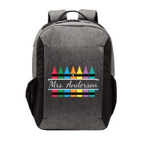 Crayon Customized Teacher Custom Personalize Name Vector Backpack