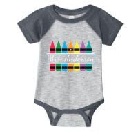 Crayon Customized Teacher Custom Personalize Name Infant Baby Jersey Bodysuit