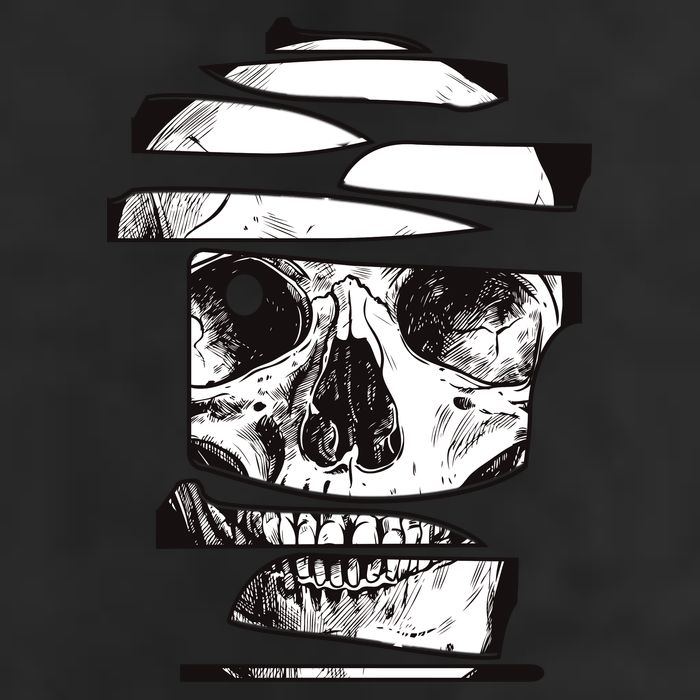 Crazy Broken Skull Cool Comfort Performance Bucket Hat