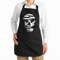 Crazy Broken Skull Apron