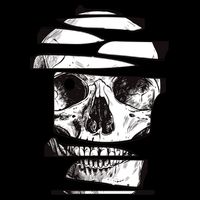 Crazy Broken Skull Apron