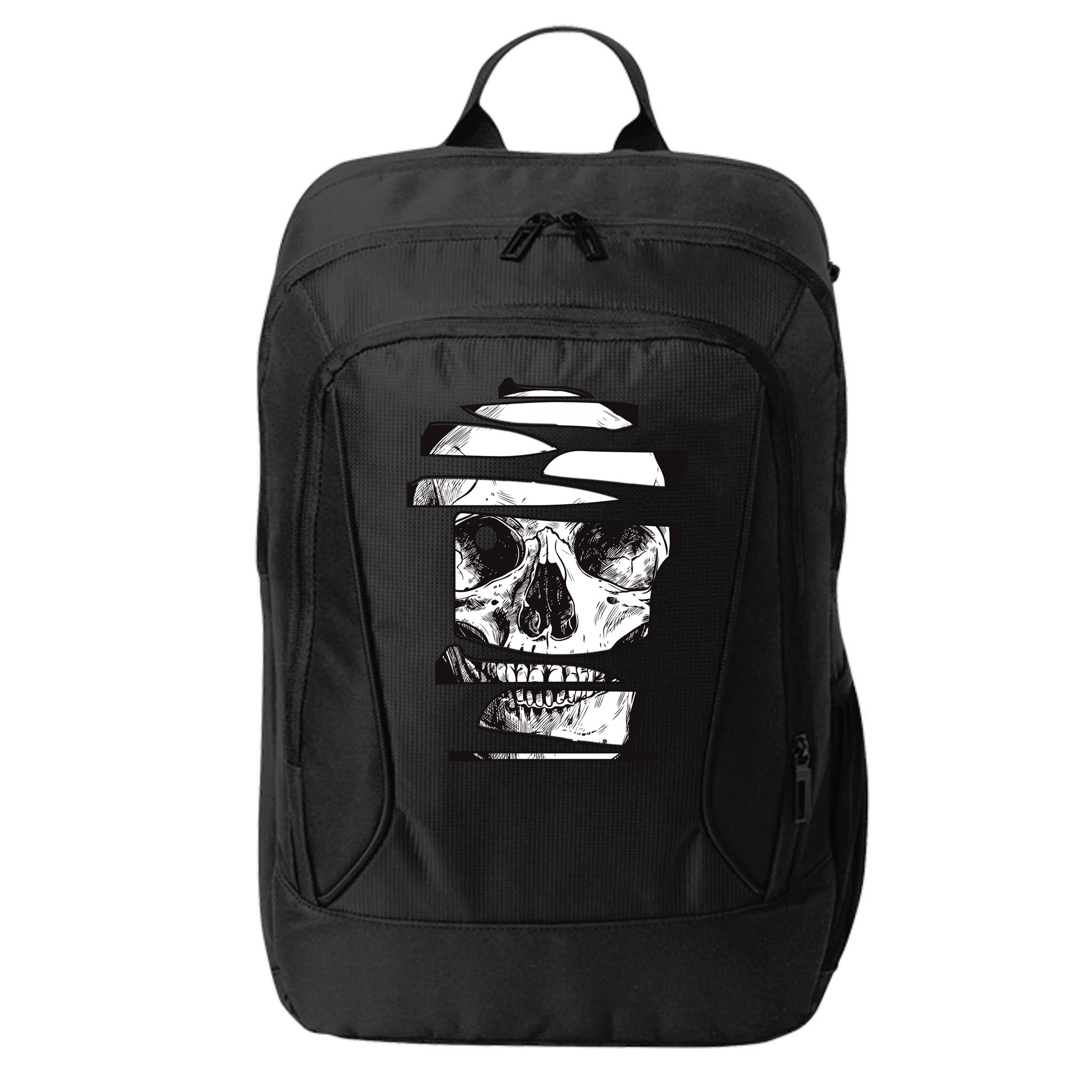 Crazy Broken Skull City Backpack