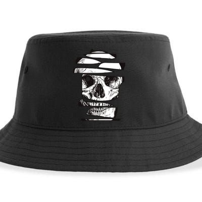Crazy Broken Skull Sustainable Bucket Hat