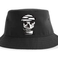 Crazy Broken Skull Sustainable Bucket Hat