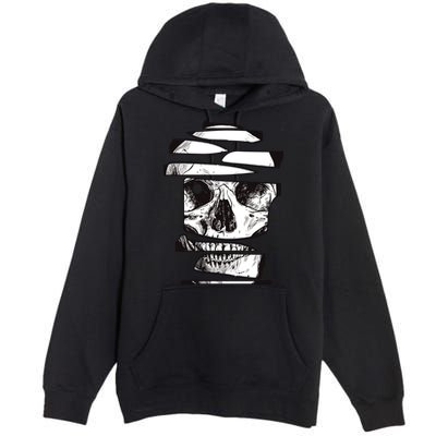 Crazy Broken Skull Premium Pullover Hoodie