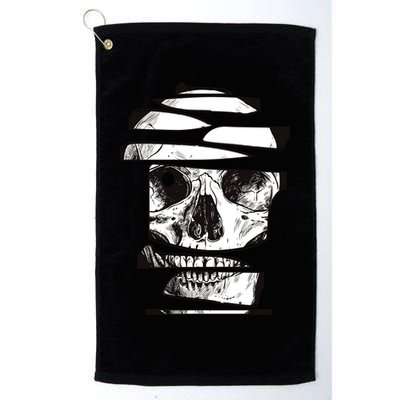 Crazy Broken Skull Golf Towel