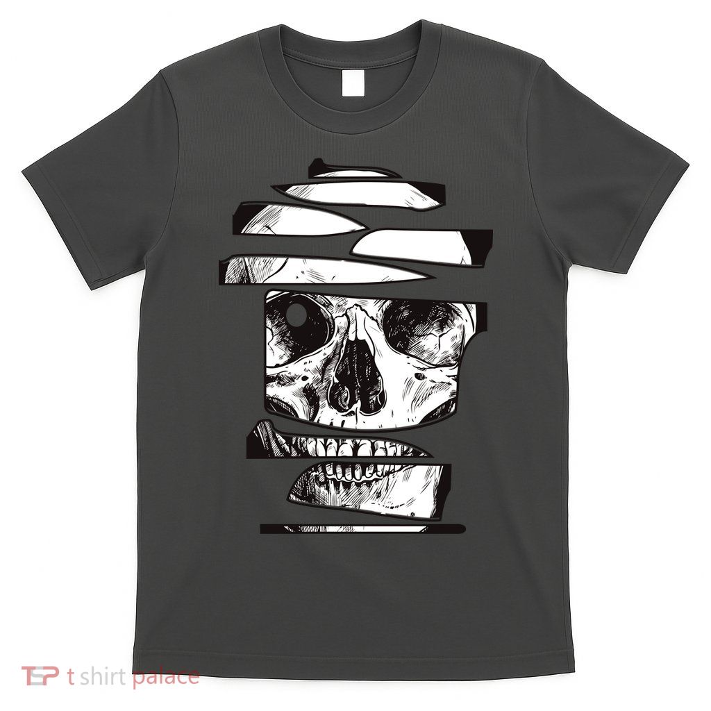 Crazy Broken Skull T-Shirt