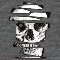 Crazy Broken Skull T-Shirt