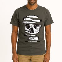 Crazy Broken Skull Tall T-Shirt