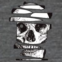 Crazy Broken Skull 7-Panel Snapback Hat