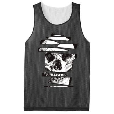 Crazy Broken Skull Mesh Reversible Basketball Jersey Tank