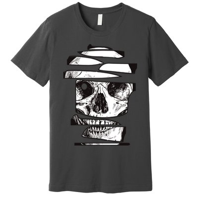 Crazy Broken Skull Premium T-Shirt