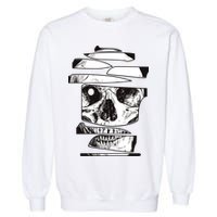 Crazy Broken Skull Garment-Dyed Sweatshirt