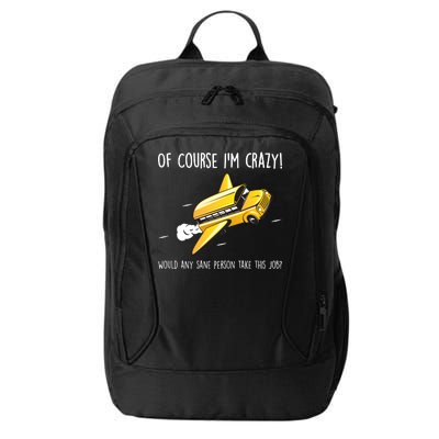 Crazy Bus Driver City Backpack