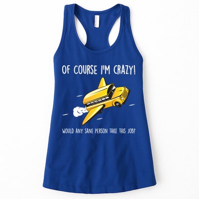 Crazy Bus Driver Womens Tank Top
