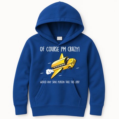 Crazy Bus Driver Kids Hoodie