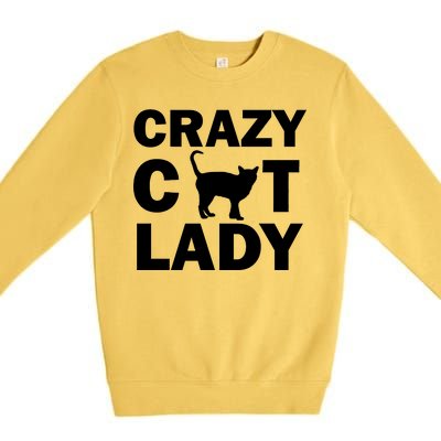 Crazy Cat Lady Premium Crewneck Sweatshirt