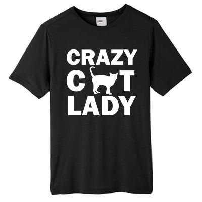 Crazy Cat Lady Tall Fusion ChromaSoft Performance T-Shirt