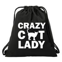 Crazy Cat Lady Drawstring Bag