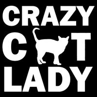 Crazy Cat Lady Drawstring Bag