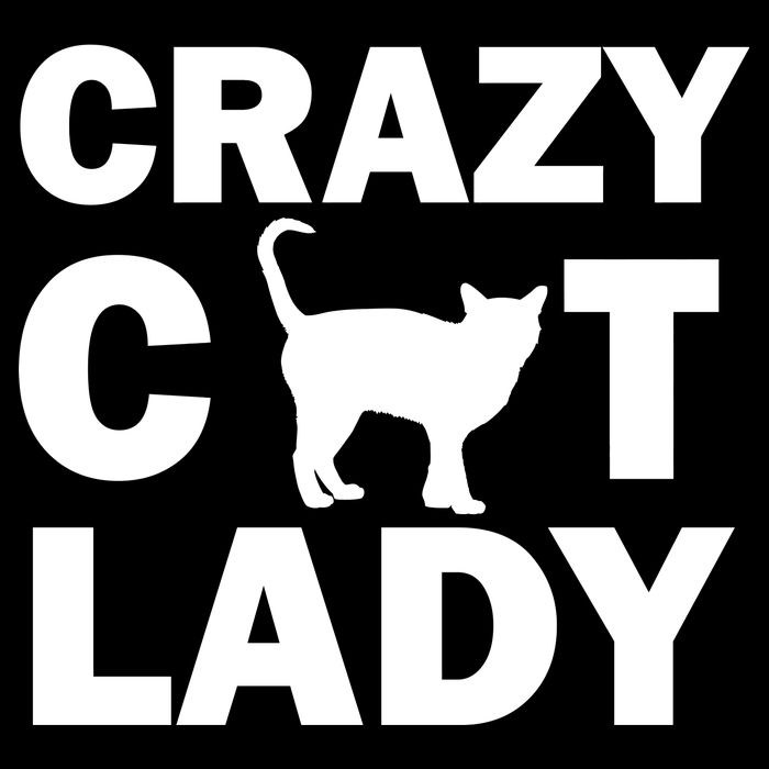 Crazy Cat Lady Drawstring Bag