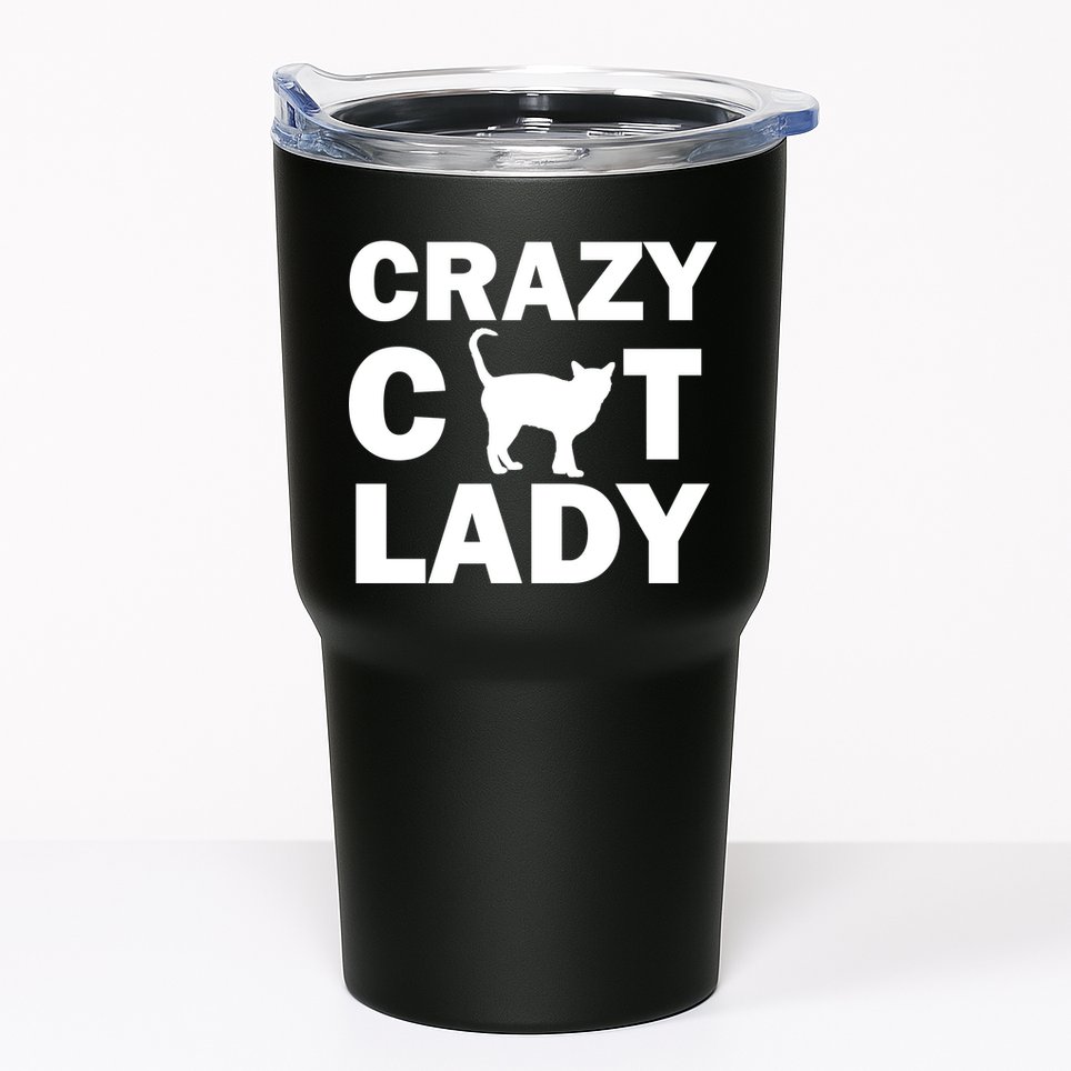 Crazy Cat Lady Tumbler
