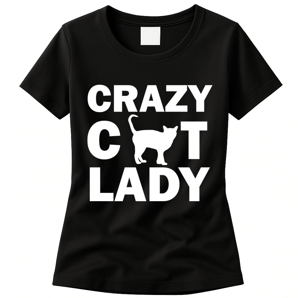 Crazy Cat Lady Womens T-Shirt
