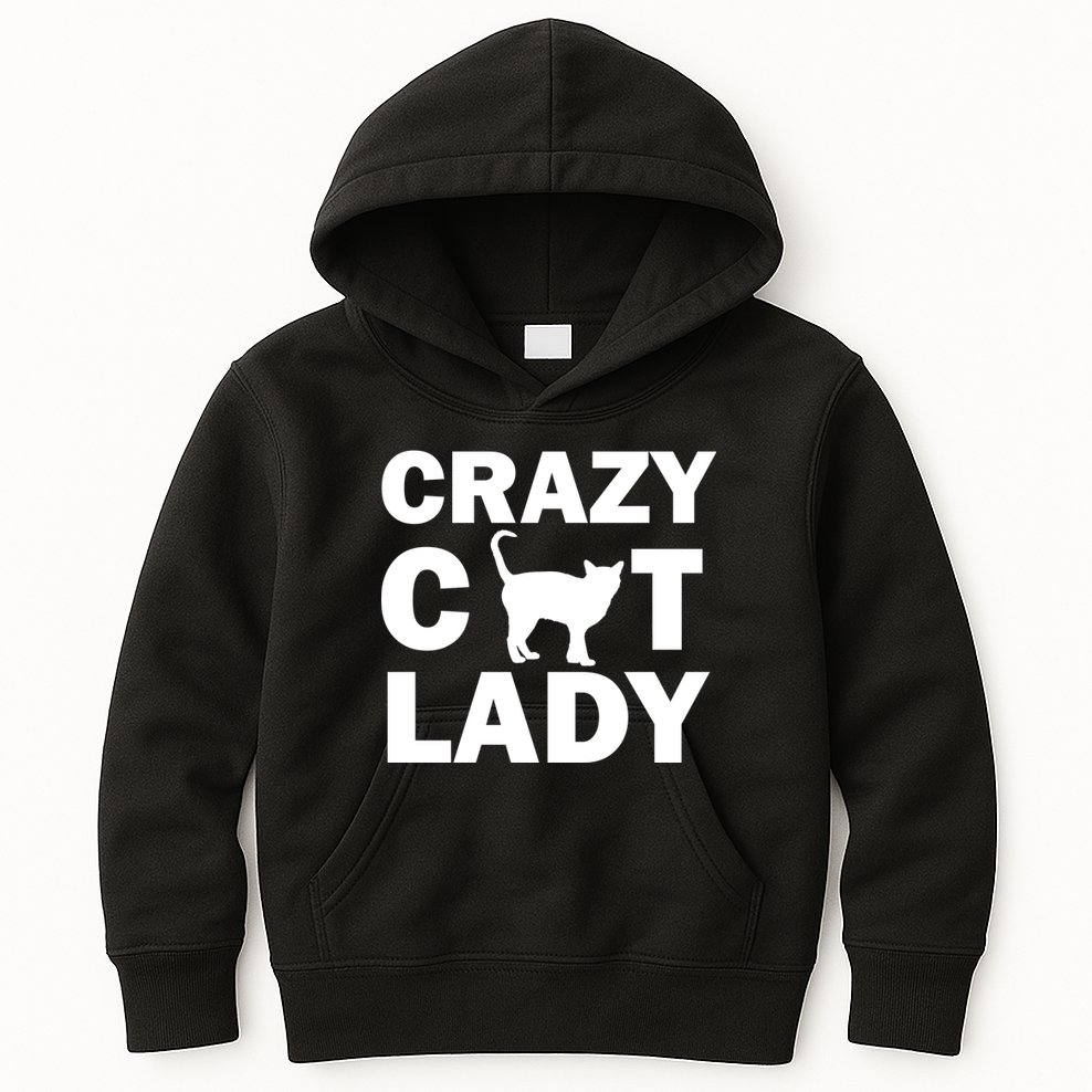 Crazy Cat Lady Kids Hoodie
