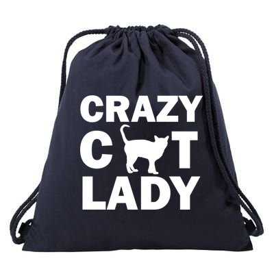 Crazy Cat Lady Drawstring Bag