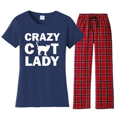 Crazy Cat Lady Women's Flannel Pajama Set