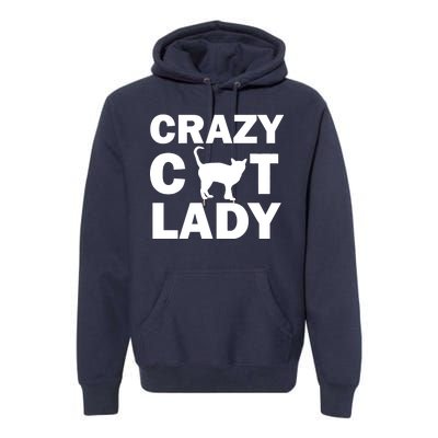 Crazy Cat Lady Premium Hoodie